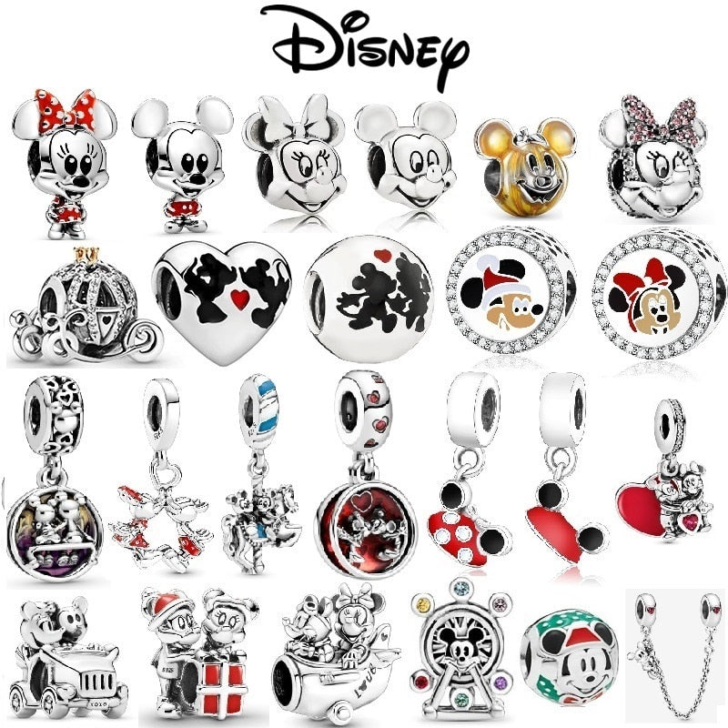 Pingente/Berloque Disney - 100% Prata 925 para pulseira