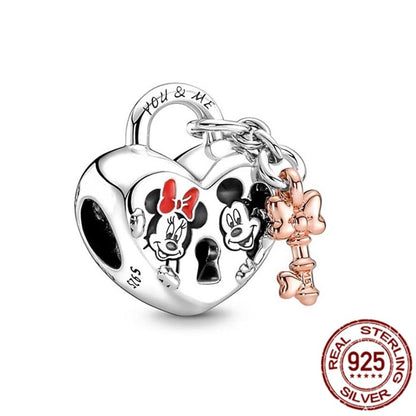 Pingente/Berloque Disney - 100% Prata 925 para pulseira